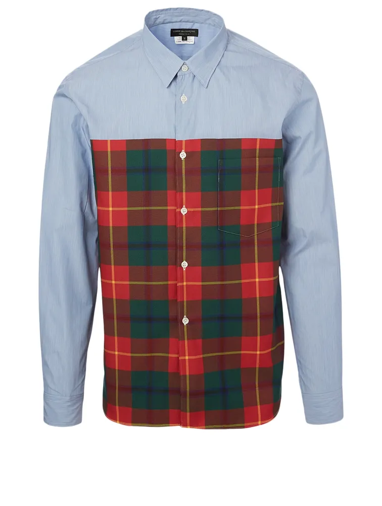 Cotton Shirt Tartan Check Print