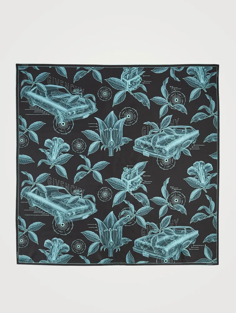 Schematics Silk Scarf