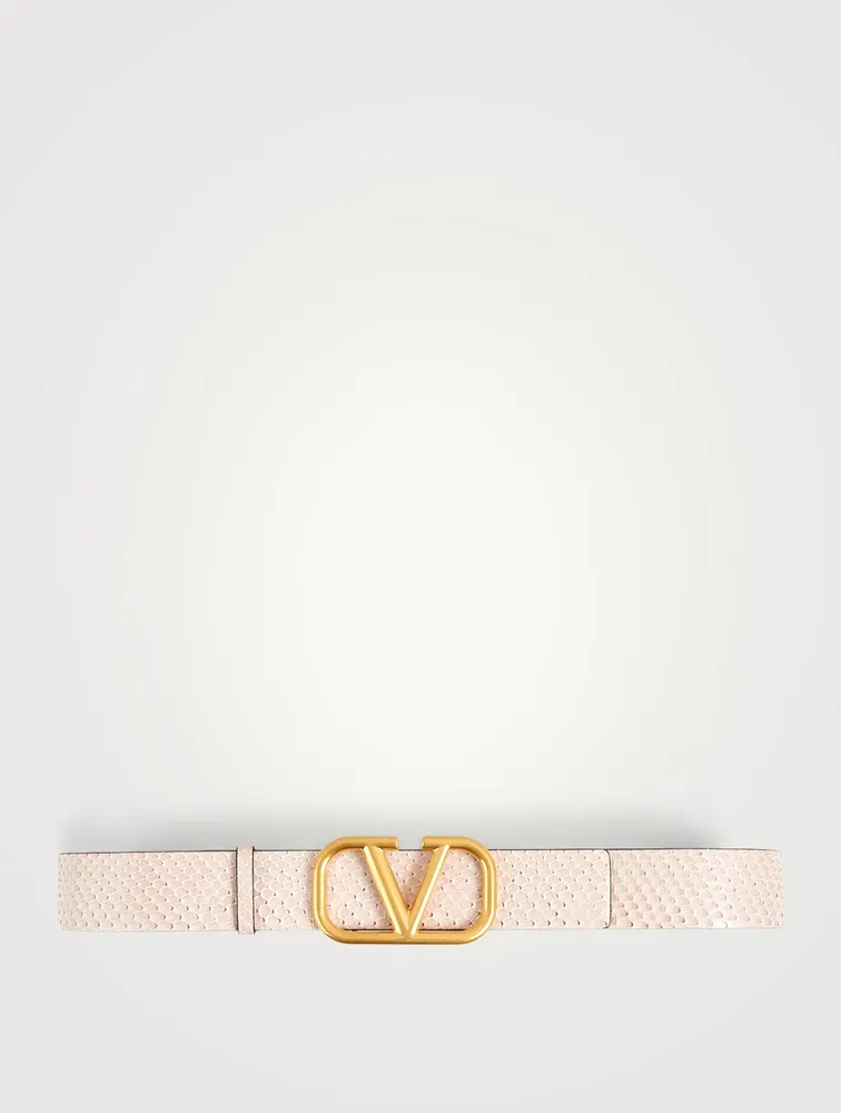 VLOGO Python Leather Belt