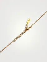 YSL Monogram Twist Pendant Necklace