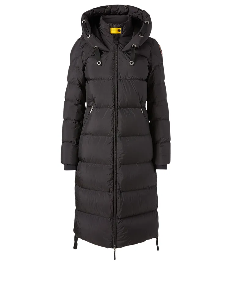 Panda Down Long Parka With Hood