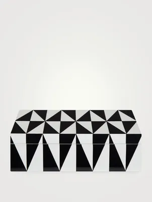 Medium Op Art Lacquer Box