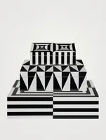 Medium Op Art Lacquer Box