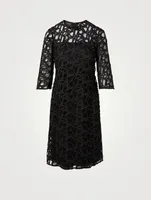 Lurex Embroidered Midi Dress