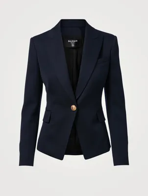 Wool Fitted Blazer