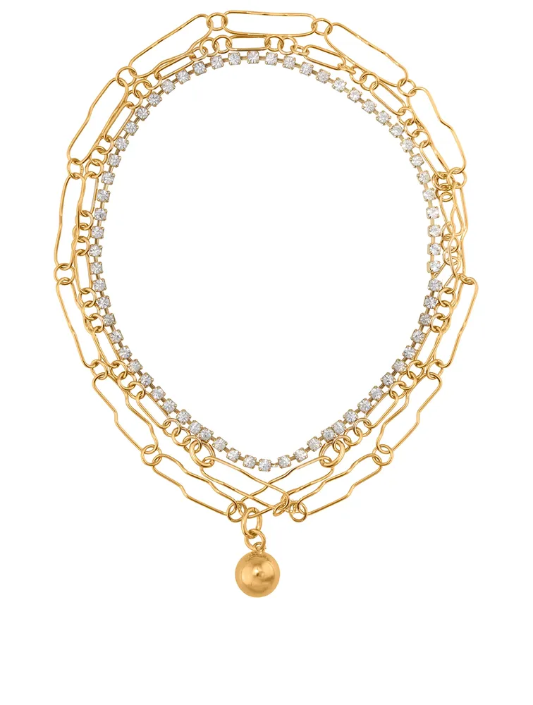 Eventide Necklace With Crystals