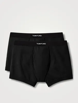 Two-Pack Cotton Boxer Briefs