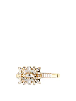 Mini Broche Vivier Hair Clip With Crystal