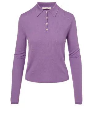 Abanu Cashmere And Silk Polo Shirt
