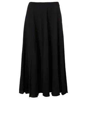 Travi Twill Midi Skirt