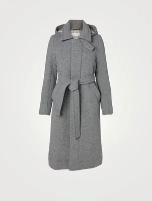 Sustainable Down Wool Over Coat