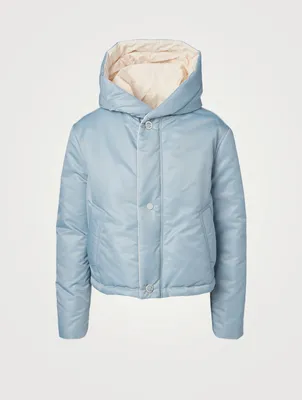 Reversible Sustainable Down Short Coat