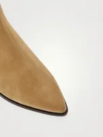 Lou Suede Heeled Chelsea Boots