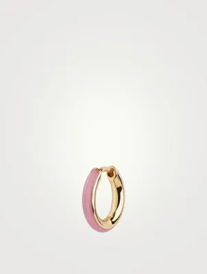 Kate Lilac Huggie Hoop Earring