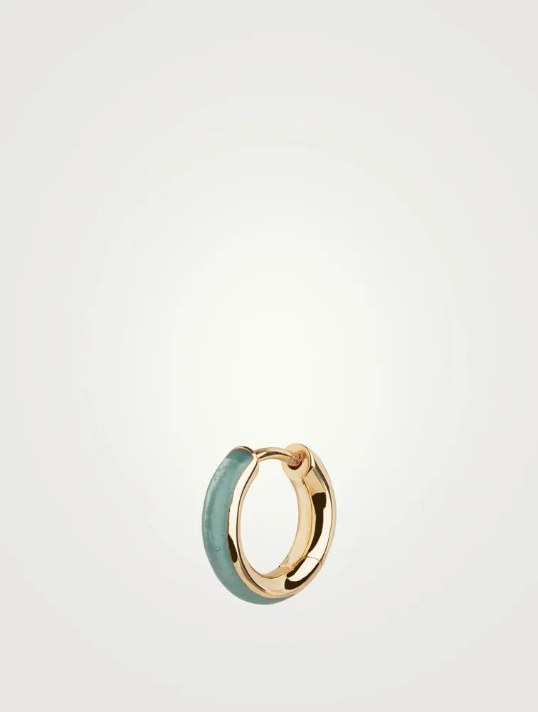 Kate Ocean Huggie Hoop Earring
