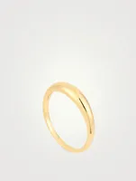 14K Gold Dome Ring