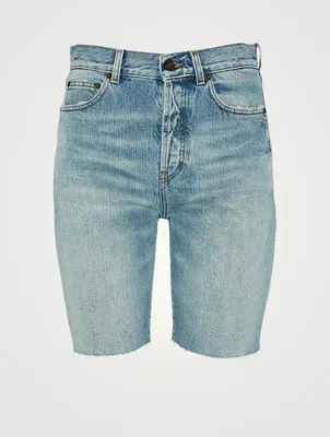 Denim Bermuda Shorts