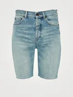 Denim Bermuda Shorts