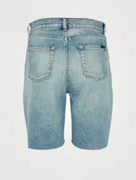 Denim Bermuda Shorts