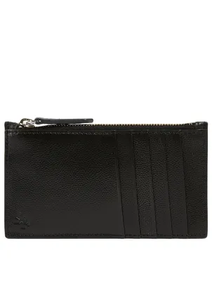 Adana Zipped Leather Cardholder
