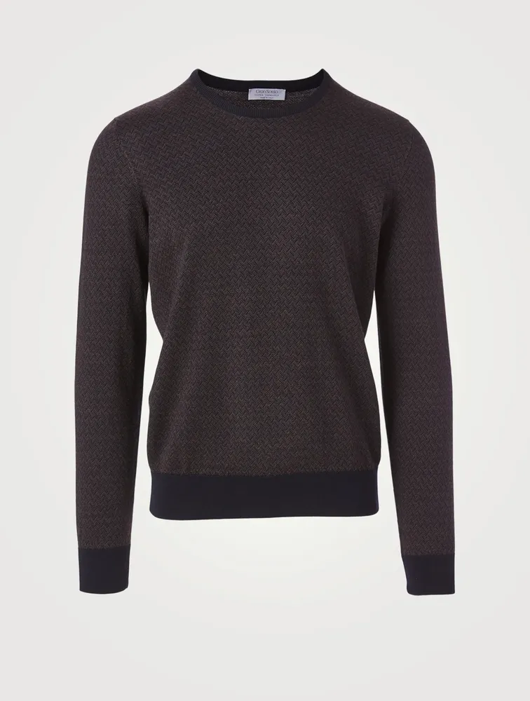 Wool Chevron Sweater