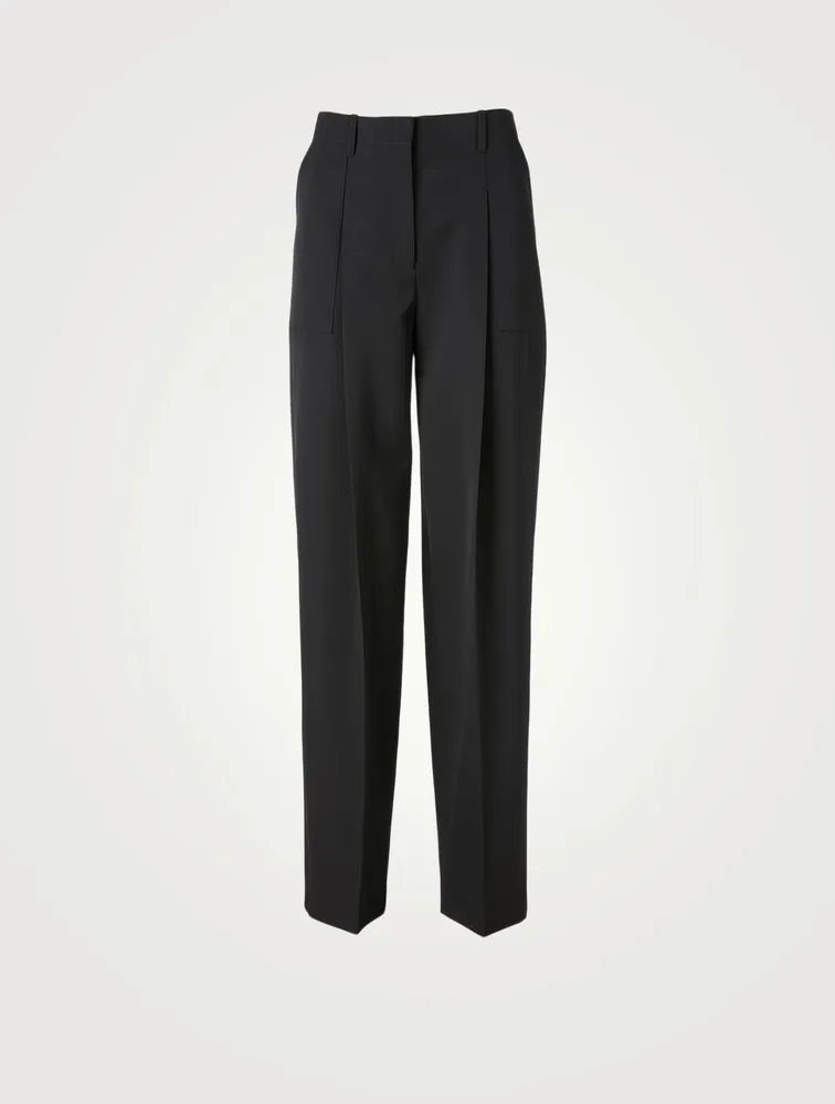 Jayda Wool High-Waisted Pants