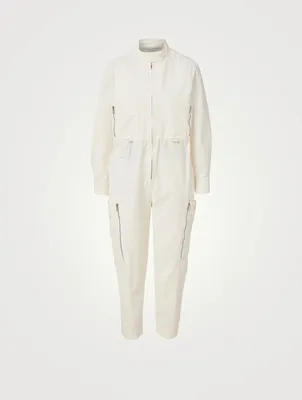 Alessia Compact Cotton Jumpsuit