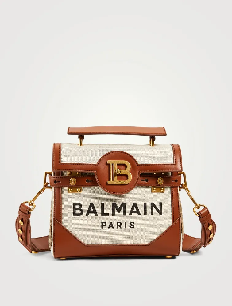 B-Buzz 23 Canvas Top Handle Bag With Logo