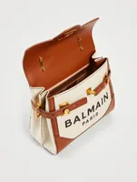 B-Buzz 23 Canvas Top Handle Bag With Logo