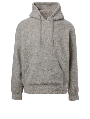 Sherpa Fleece Logo Hoodie