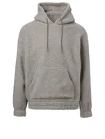 Sherpa Fleece Logo Hoodie
