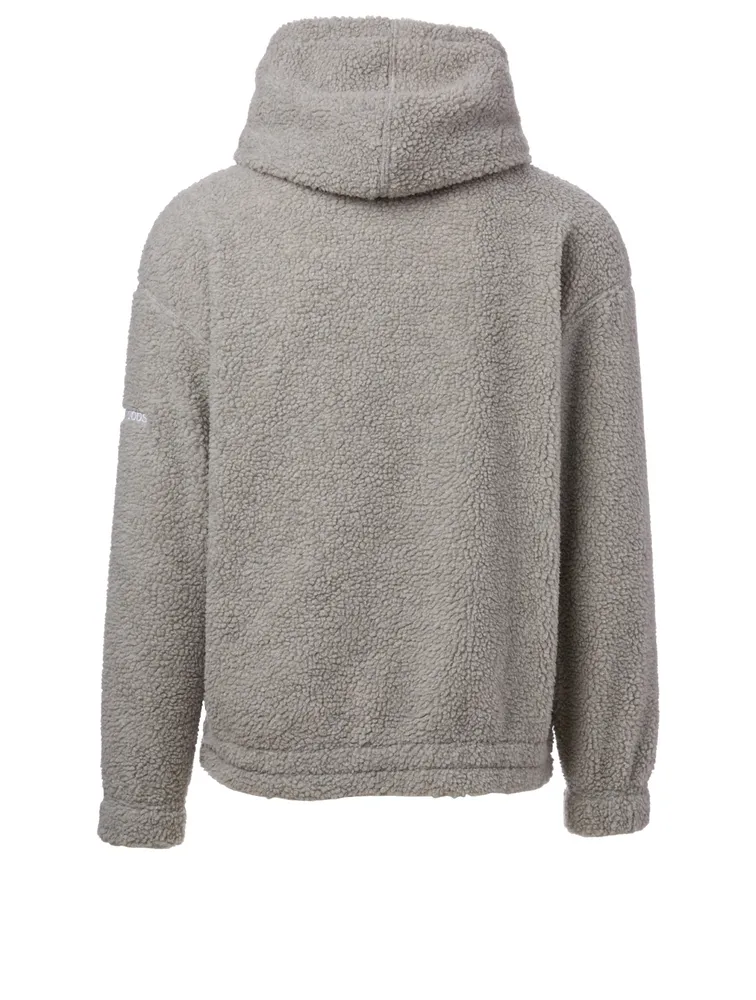 Sherpa Fleece Logo Hoodie
