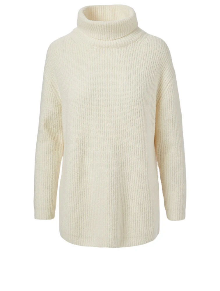 Gretchen Cotton-Blend Turtleneck Sweater