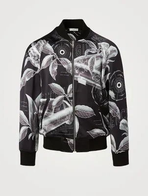Floral Schematics Bomber Jacket