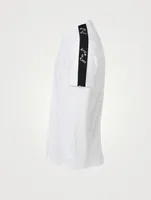 Cotton T-Shirt With Refracted Tape