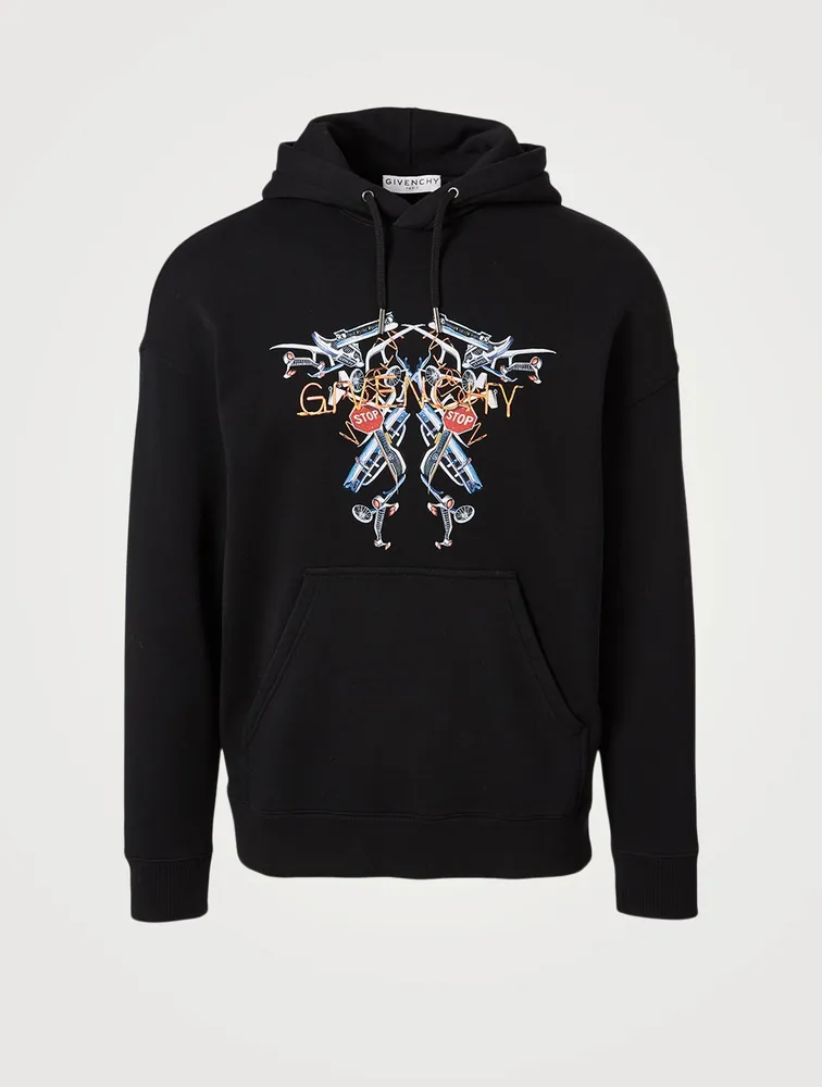 Neon Lights Cotton Hoodie