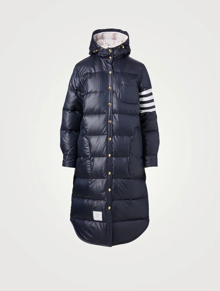 Four-Bar Down Parka With Hood