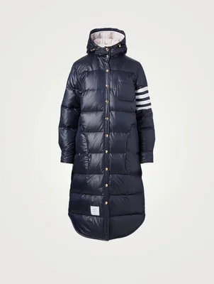 Four-Bar Down Parka With Hood