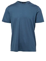 Clean Silk And Cotton T-Shirt