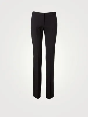 Wool And Silk Long Tuxedo Pants