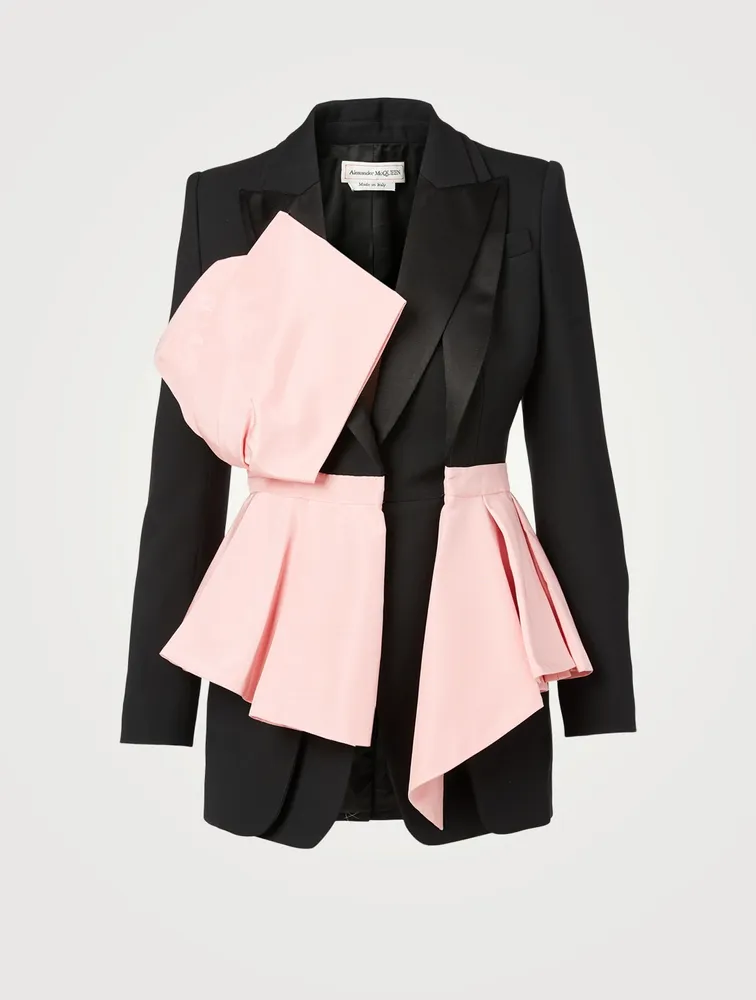 Exploded Bow Drape Blazer