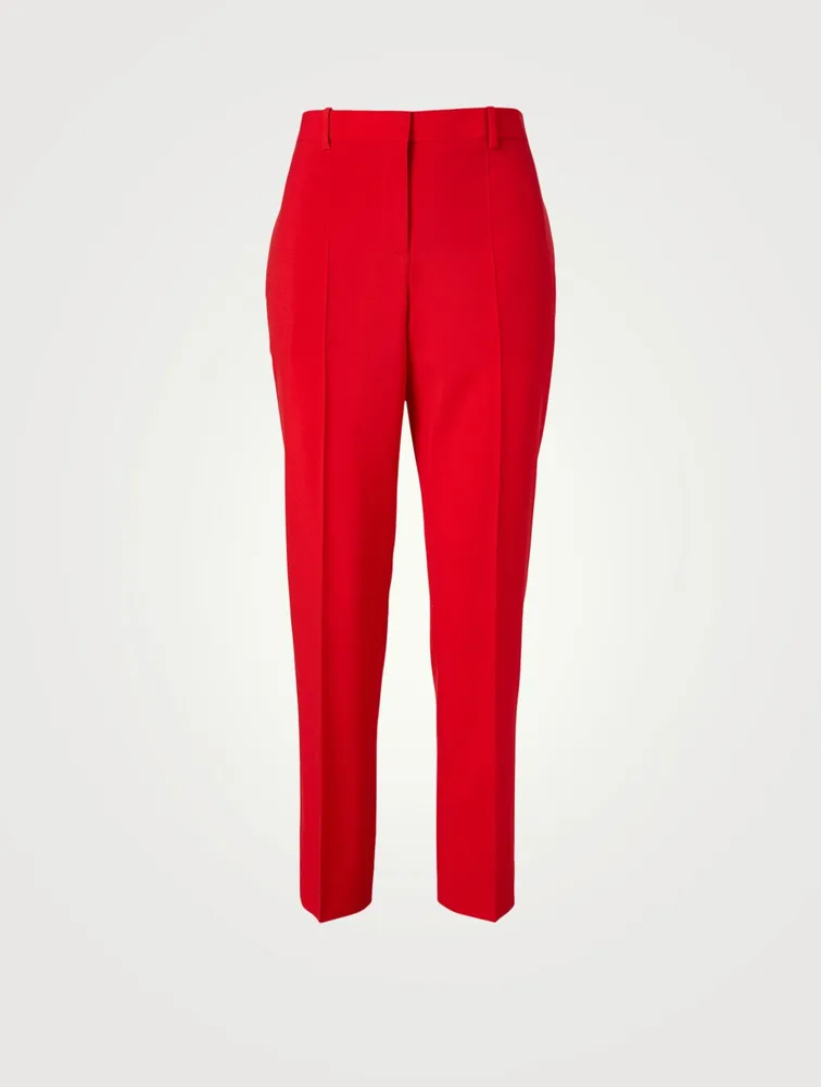 Wool Cigarette Pants