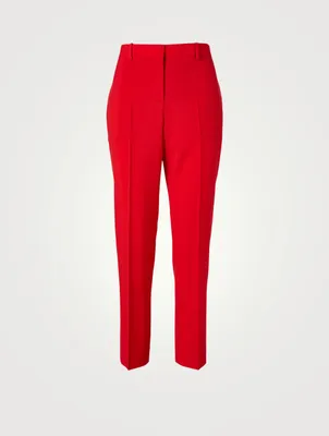 Wool Cigarette Pants