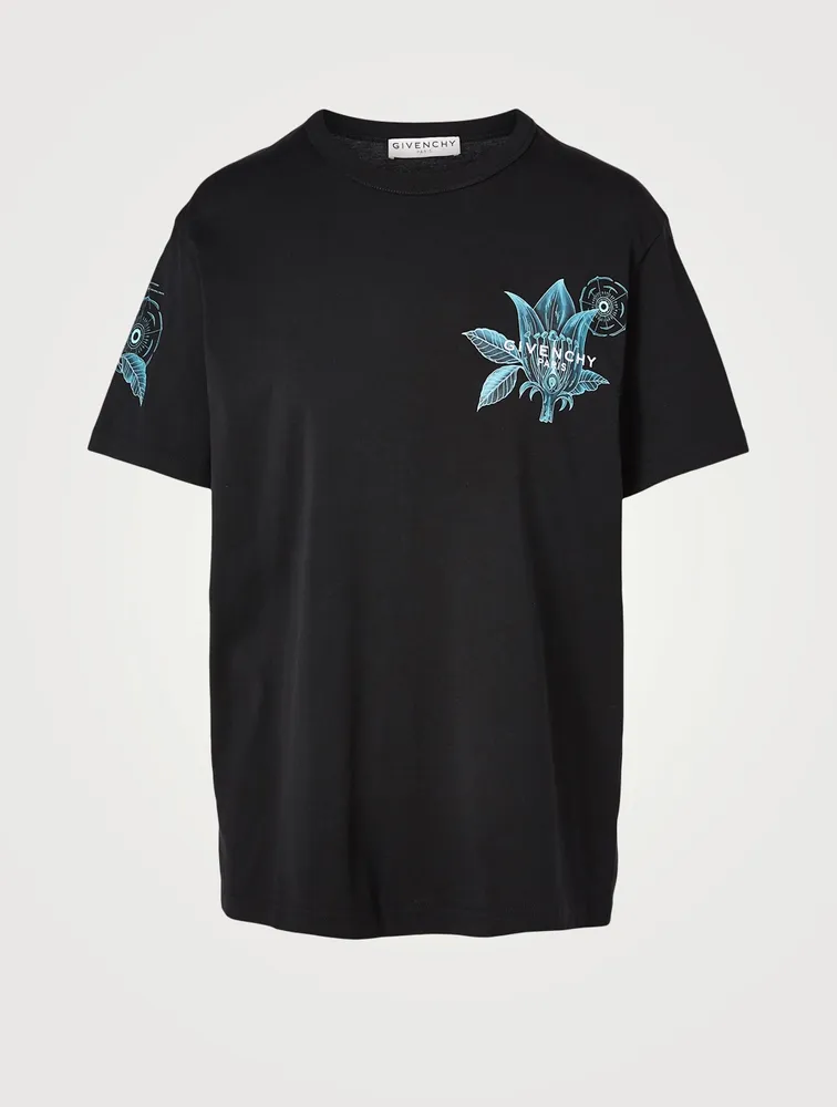 Floral Schematics Oversized T-Shirt
