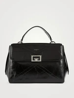 Medium ID Leather Top Handle Bag