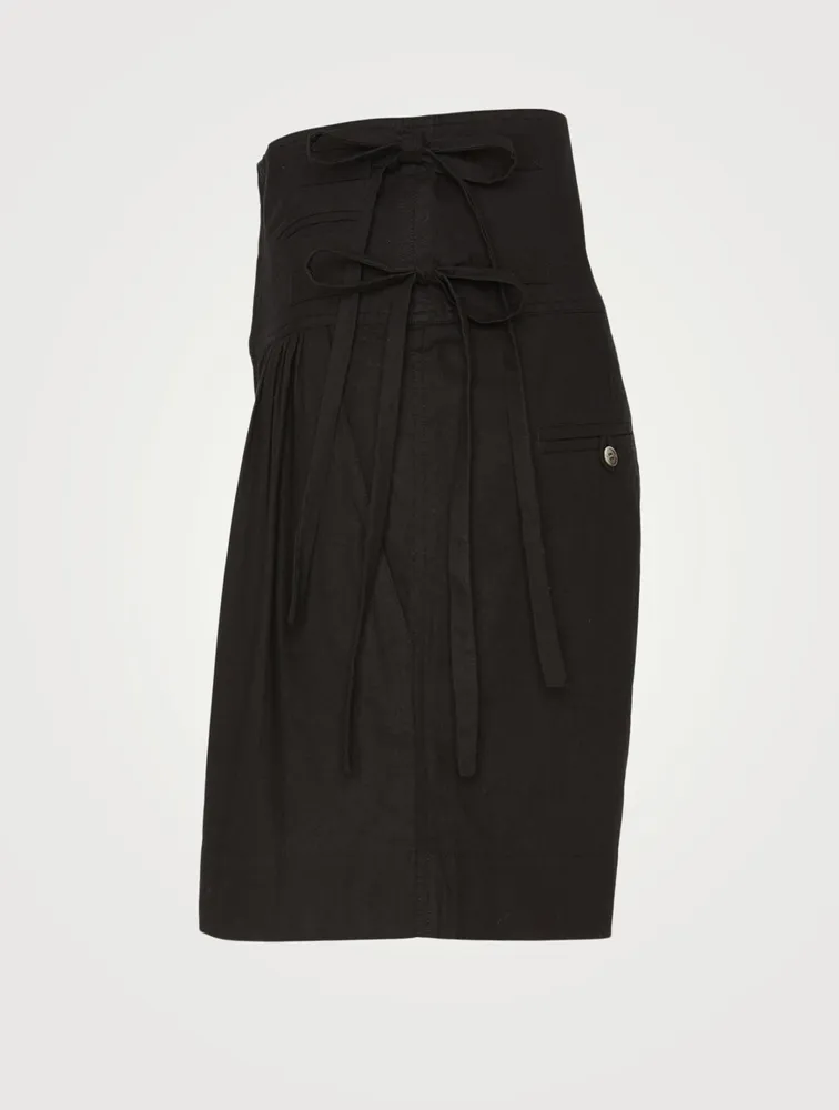 Opala Cotton High-Waisted Shorts