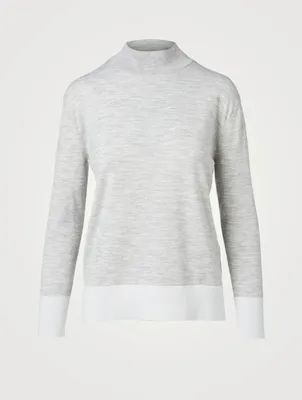Wool-Blend Turtleneck Sweater