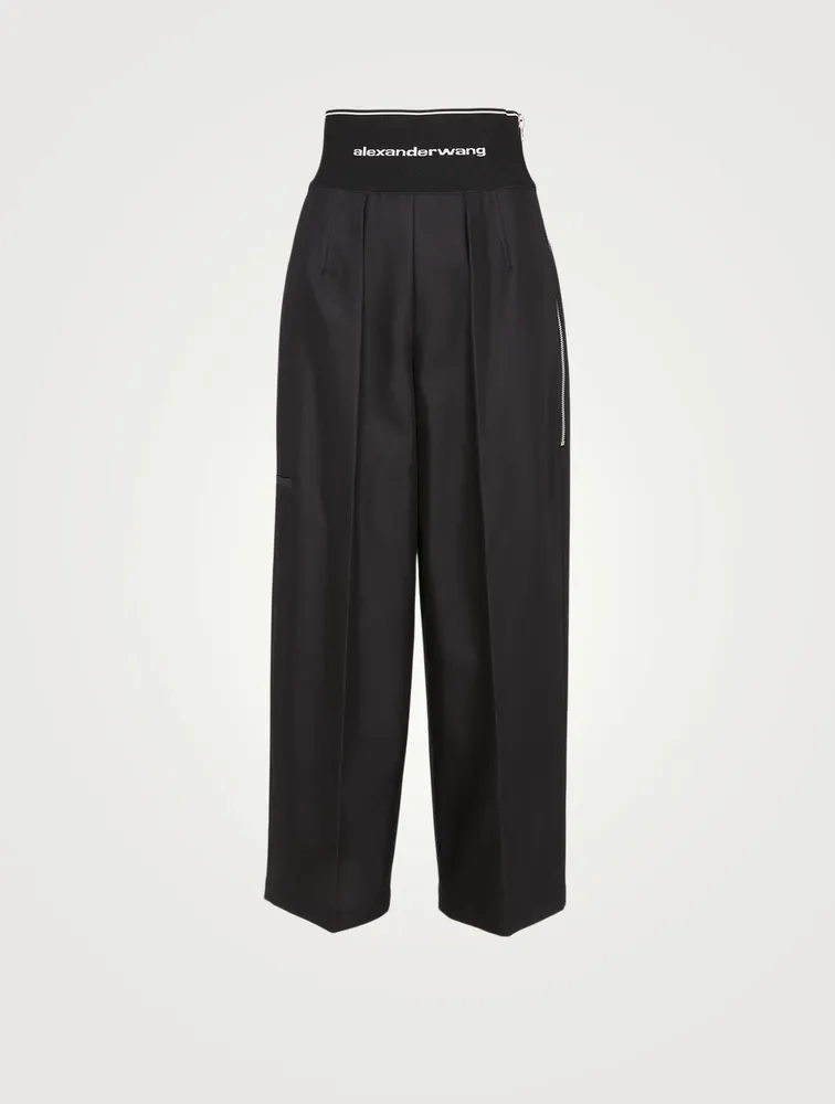 High-Waisted Wide Pants