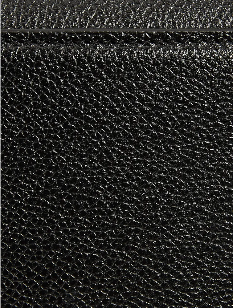 XS Hourglass Leather Top Handle Bag