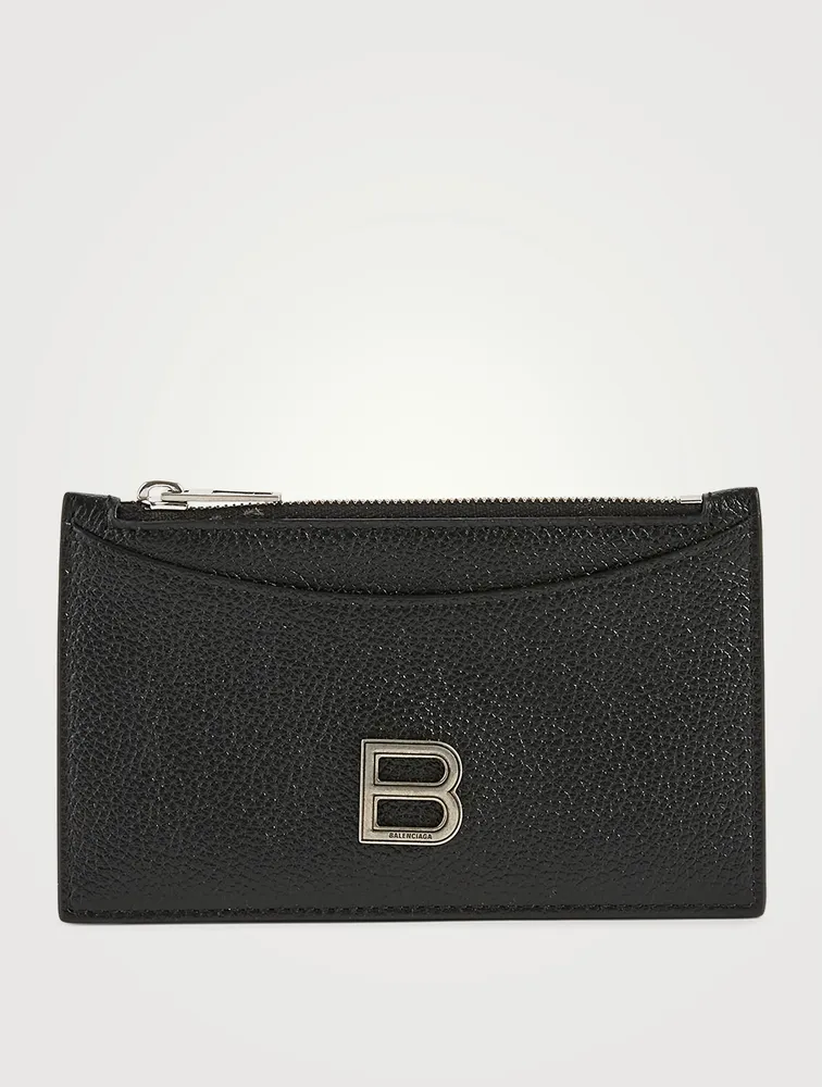 Hourglass Leather Zip Card Holder